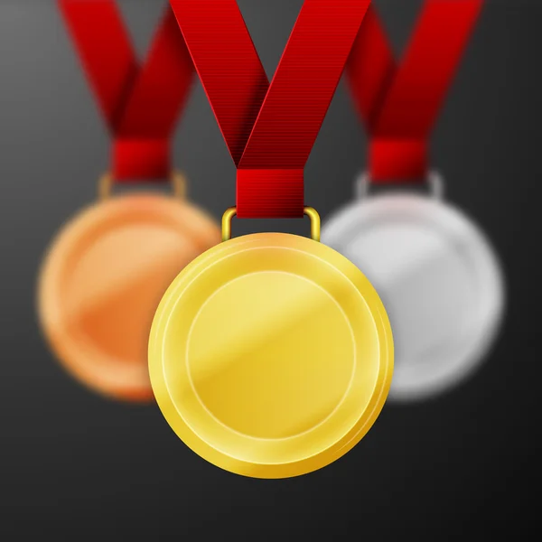 Winner medals — Stock Vector
