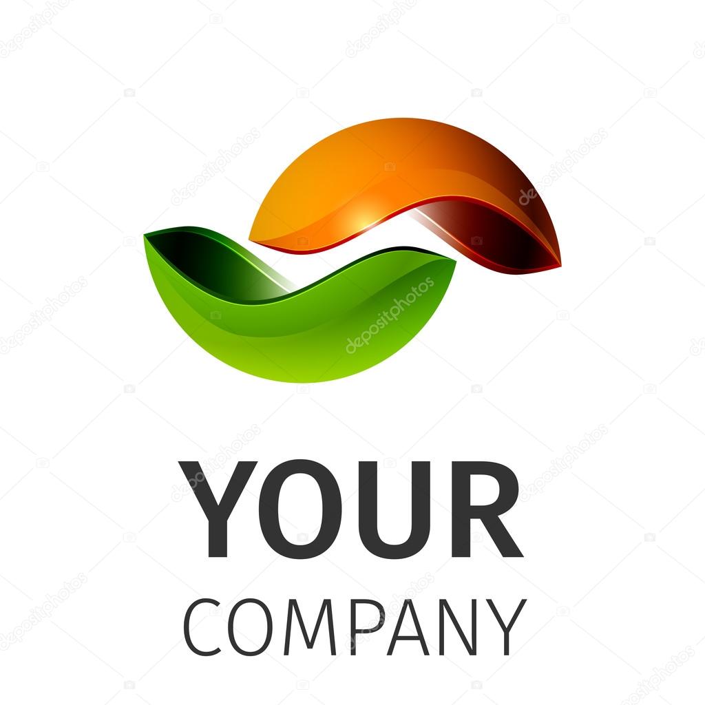 Business Abstract logo on white background, excellent vector illustration, EPS 10