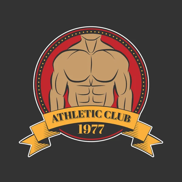 Logo dla lekkoatletycznego klubu sportowego — Wektor stockowy