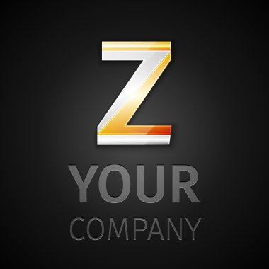 soyut vektör logo harf Z