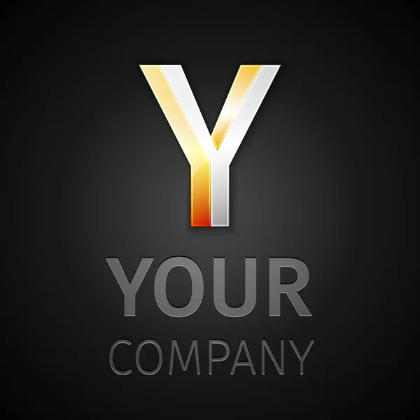 Logo vettoriale astratto lettera Y — Vettoriale Stock
