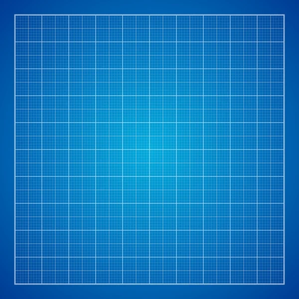 Blue Graph grid paper background — Stock Vector