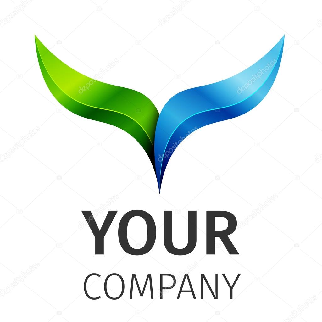 Business Abstract icon. Company, Corporate, Media, Technology styles vector logo design template