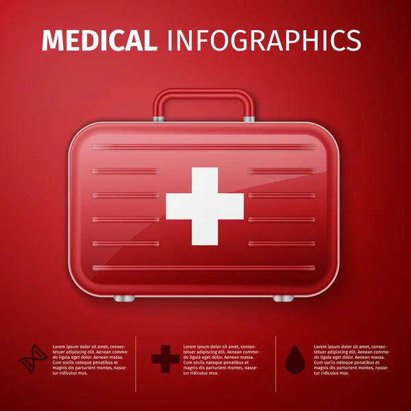 Medical Infographics — Stock Vector