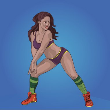 kız dans Twerking