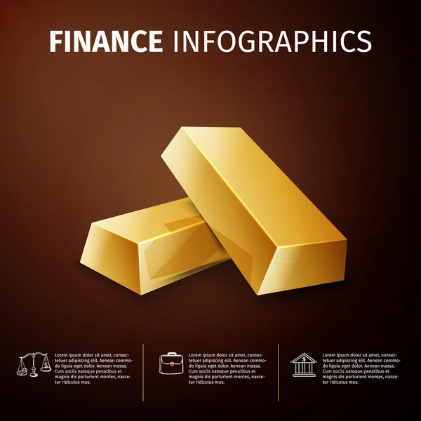 Infografik Finanzen — Stockvektor