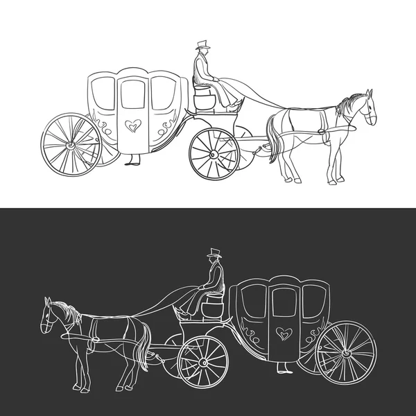 Doodle coach Stock Illustration