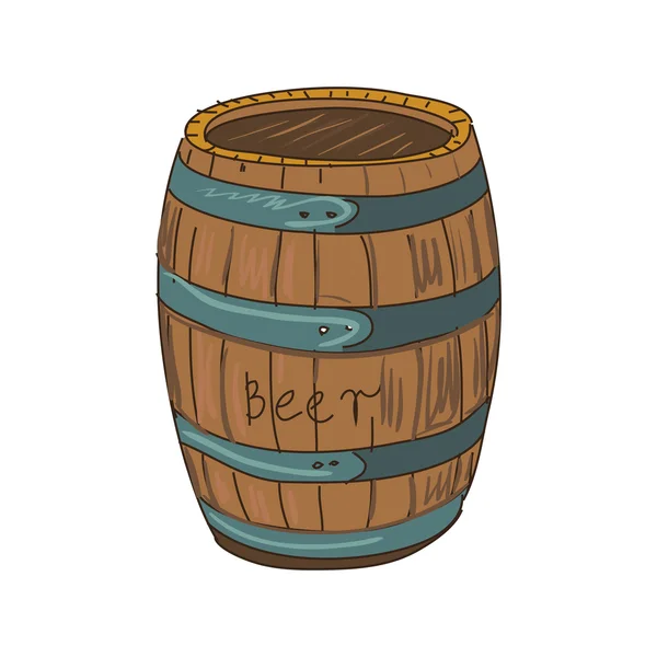 Doodle barrel — Stock Vector