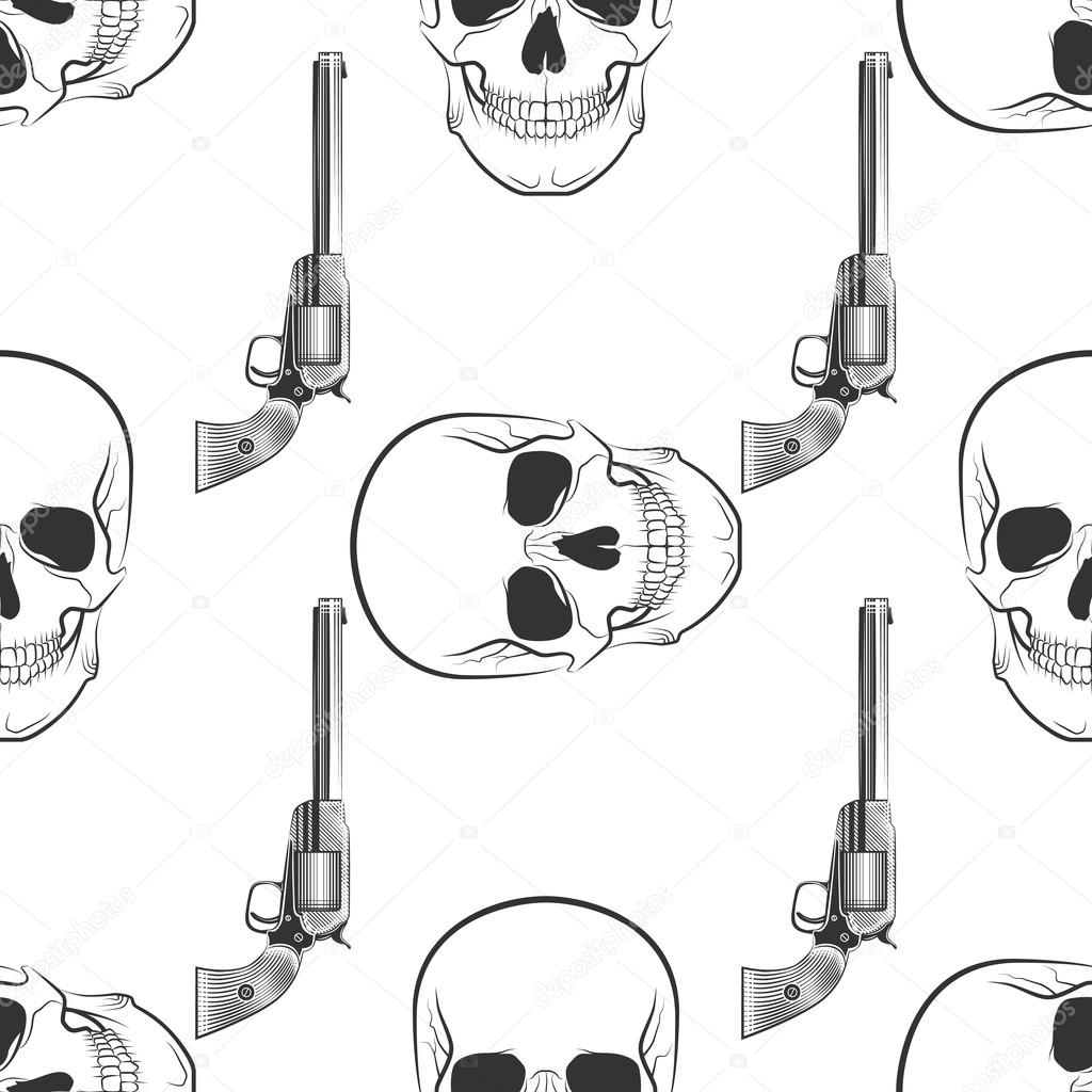 skull and Revolver pattern