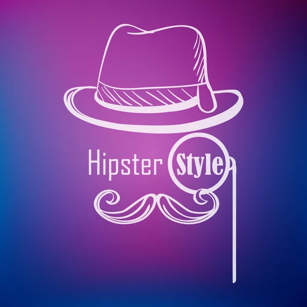 Etiqueta estilo hipster —  Vetores de Stock