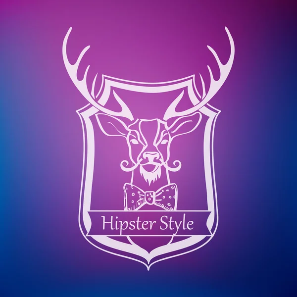 Label im Hipster-Stil — Stockvektor