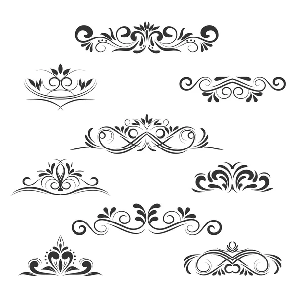 Vintage Vector decoratieve elementen — Stockvector