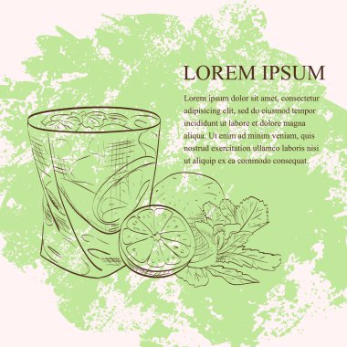 Caipirinha kokteyl krokisi