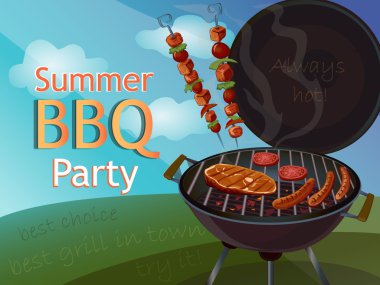 Vintage Barbekü poster