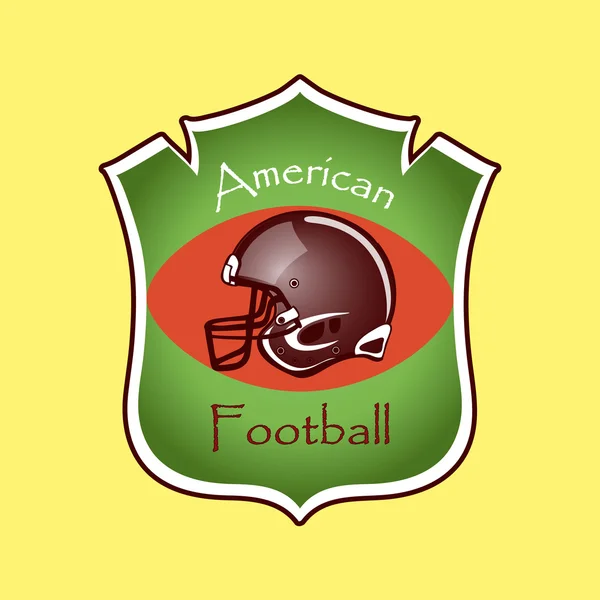 Αμερικανικό ποδόσφαιρο λογότυπο και έμβλημα — Διανυσματικό Αρχείο