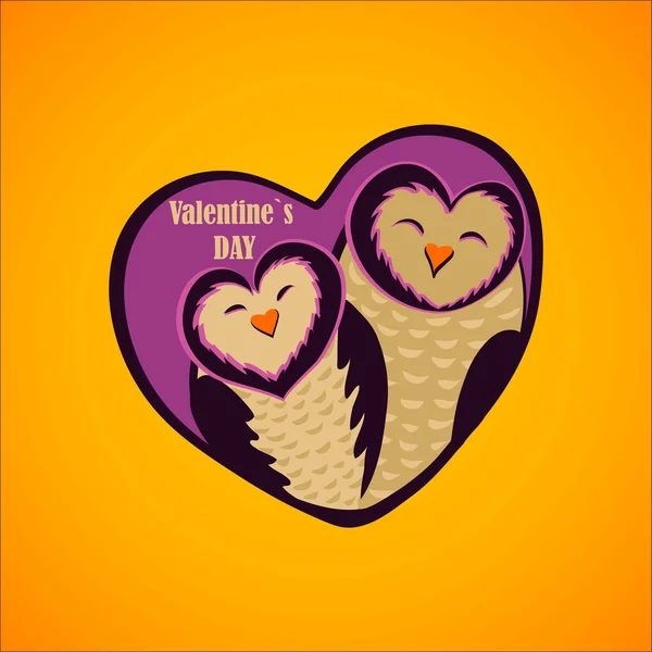 Valentinstag-Logo — Stockvektor