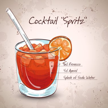 spritz aperatif aperol kokteyl bardak