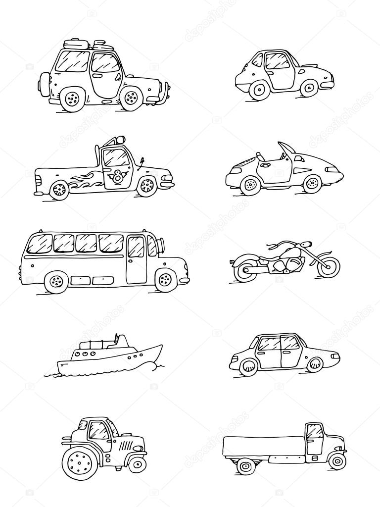 Transport Sketch Set