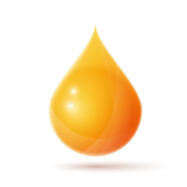 Logo goutte d'huile — Image vectorielle