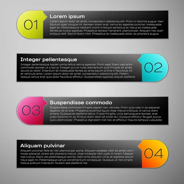 Moderne Infografik-Design-Vorlage — Stockvektor