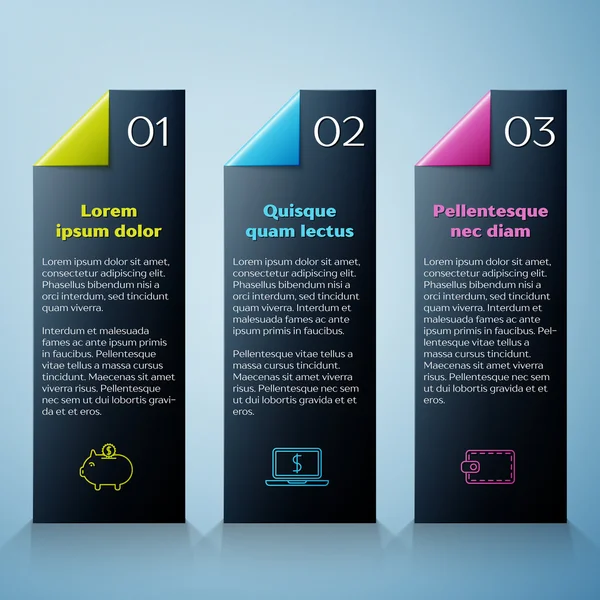 Moderne Infografik-Design-Vorlage — Stockvektor