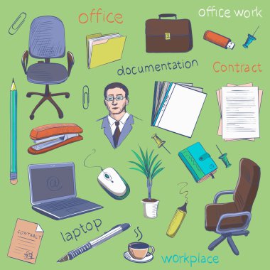 Genel kavram-in yaratıcı ofis oda iç çalışma alanı, işyeri.