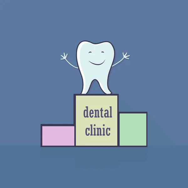 Icono dental. Estomatología — Vector de stock