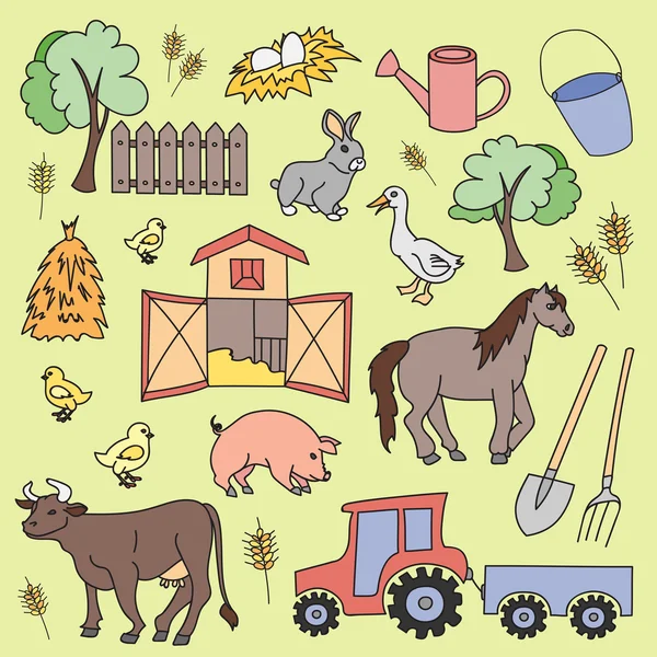 Doodle вектор ферми — стоковий вектор
