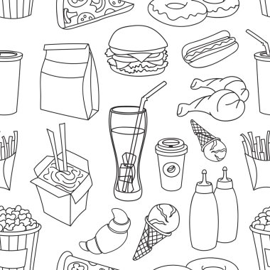 Doodle desen lokanta