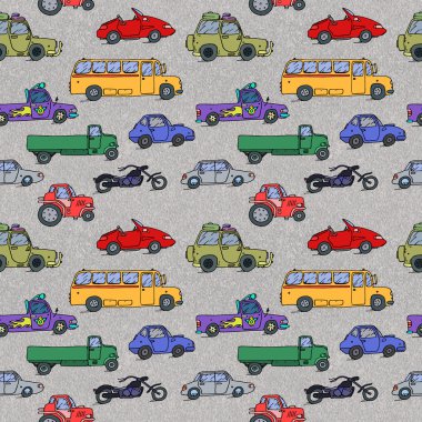 Dikişsiz desen kroki taşıma kümesi