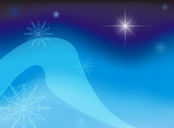 Navidad fondo azul — Archivo Imágenes Vectoriales