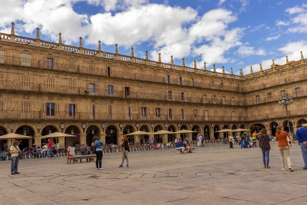 Plaza mayor w Salamance — Zdjęcie stockowe