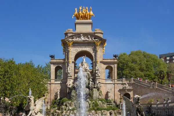 Josep Fontsere fountain, Barcelona — Stock Photo, Image