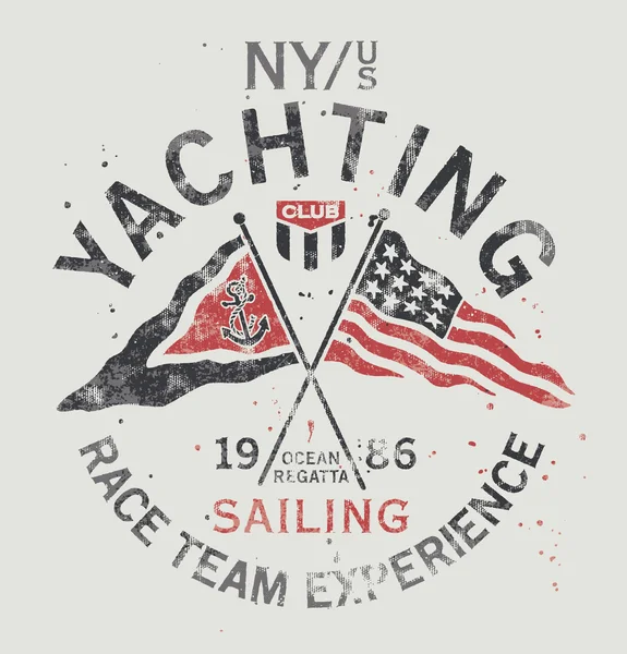 Yachting club — Stockvector