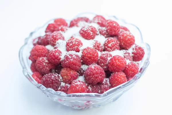 Raspberry sprinkled sugar — Stock Photo, Image