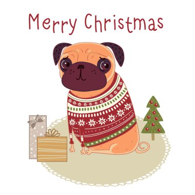 Pug Noel kazağı