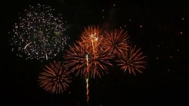 Ses Görüntüsü ile Heyecan verici Havai fişek