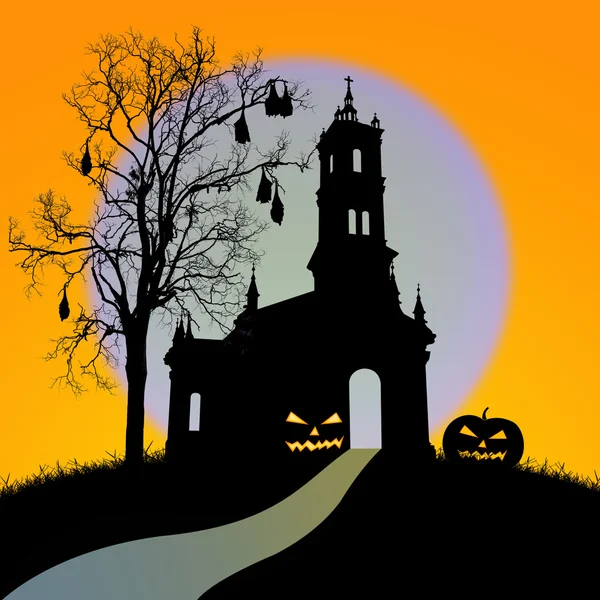 Halloween night,useful for some Halloween concept — Stock Photo, Image