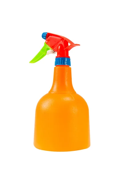 Botella de plástico colorido niebla spray — Foto de Stock