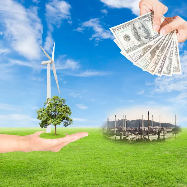 Carbon credits concept — Stock Photo, Image