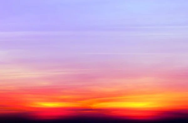 Красочный закат — стоковое фото
