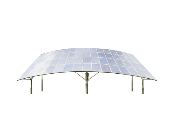 Solar panels isolated on white — Stock Photo, Image