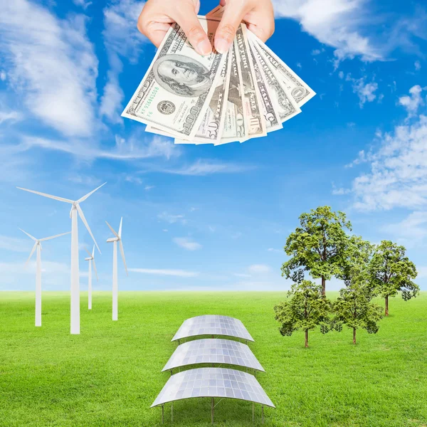 Carbon credits concept — Stockfoto