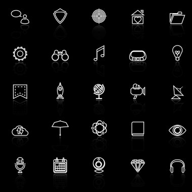 SEO satırı kutsal kişilerin resmi ile siyah arka plan üzerine yansıtmak