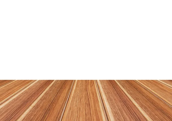 Perspektivische Linien aus Holzbrettern — Stockfoto