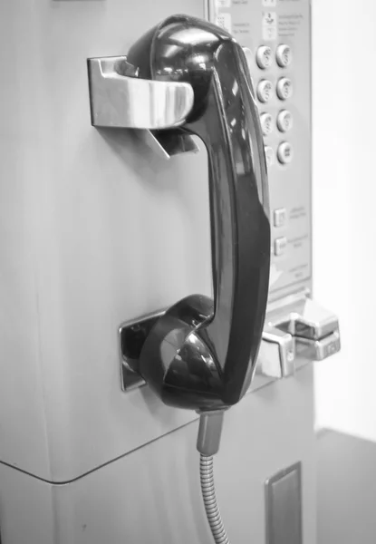 Public payphone on the wall — Stock Photo, Image