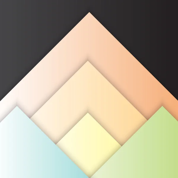 Conception de matériau triangle avec ombre — Image vectorielle