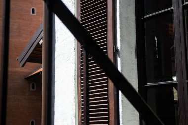 Çağdaş, açık bir ofisin dışı, stok fotoğrafı.