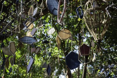 Asya sokak dekorasyonu, borsa fotoğrafı.