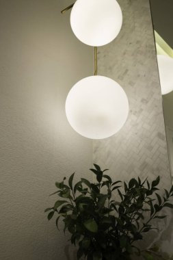 Modern açık alan daire içi, stok fotoğrafı.